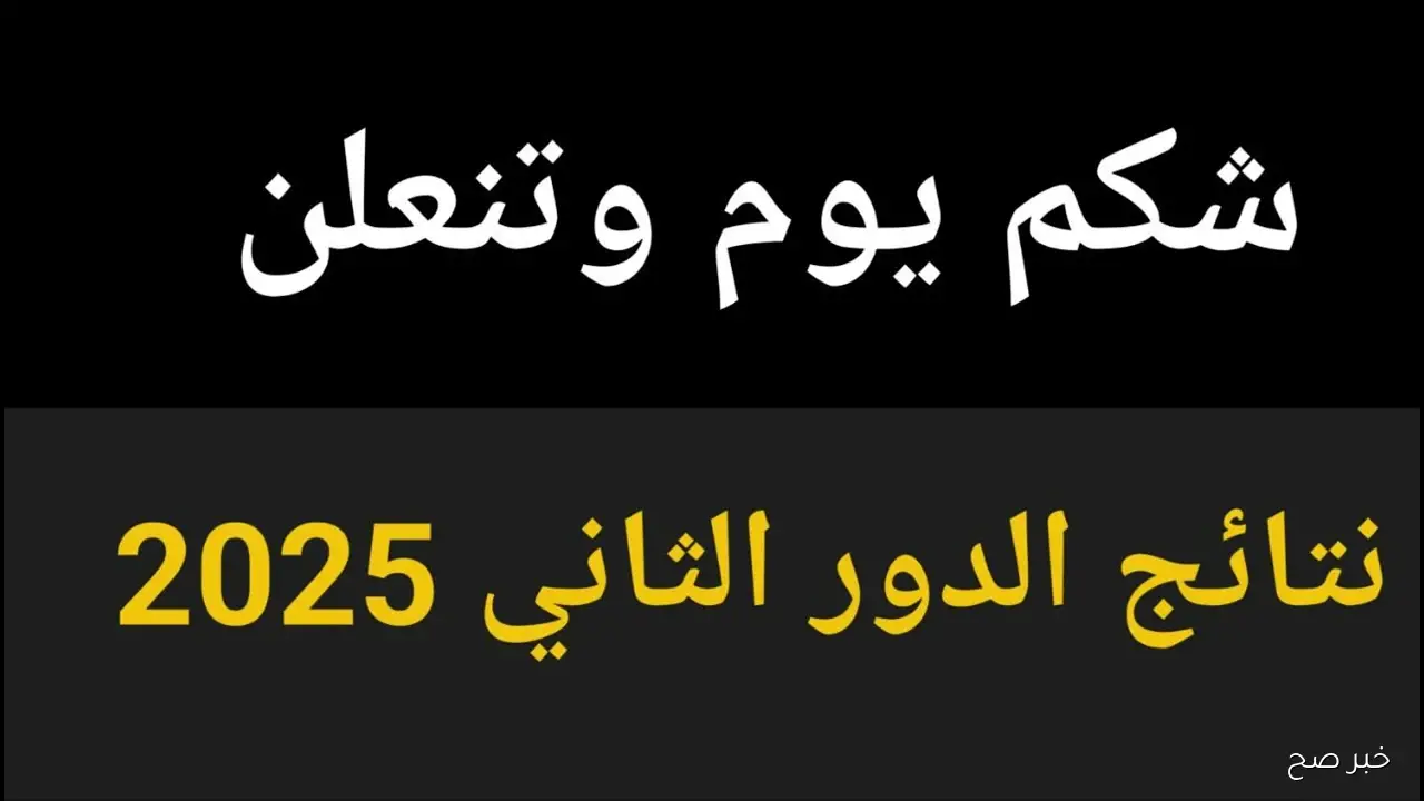 «PDF من هُنا».. نتائج السادس الاعدادي 2025 الدور الثاني بالرقم الامتحاني عبر موقع وزارة التربية