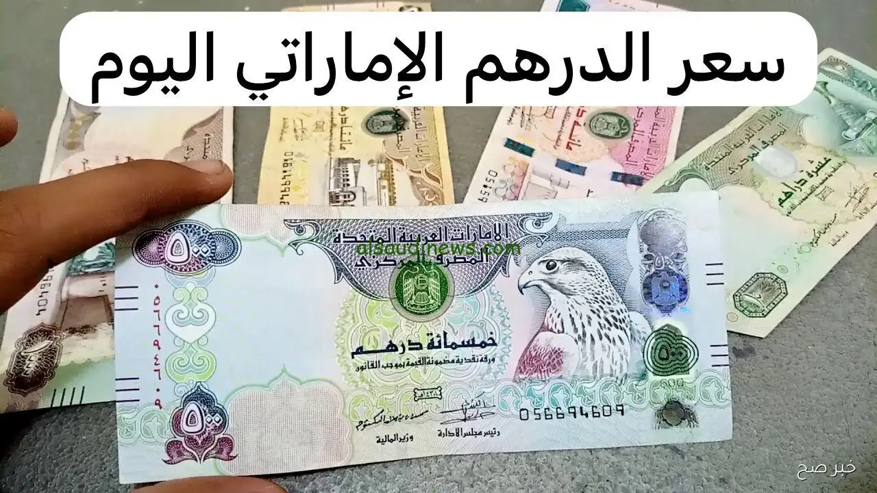 سعر الدرهم الاماراتي اليوم الأربعاء 17 سبتمبر 2025 مقابل الجنيه المصري في البنوك والسوق السوداء