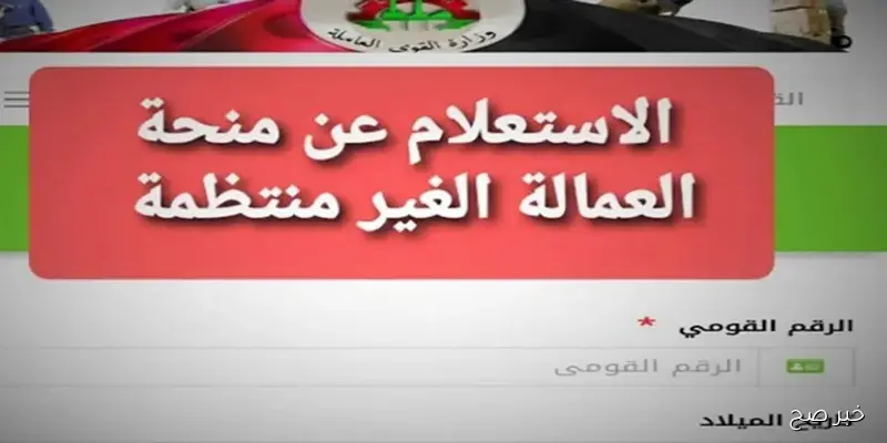 “رابط فعال”.. الاستعلام عن منحة العمالة الغير منتظمة 2025 بالرقم القومي عبر manpower.gov.eg