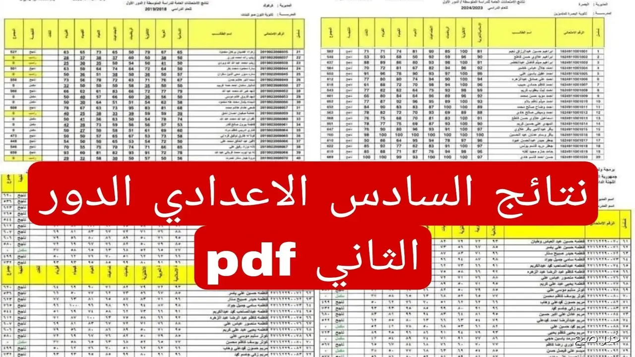 استظهار نتائج السادس الاعدادي 2025 الدور الثاني كافة التخصصات ( علمي وادبي ) عبر موقع وزارة التربية الرسمي