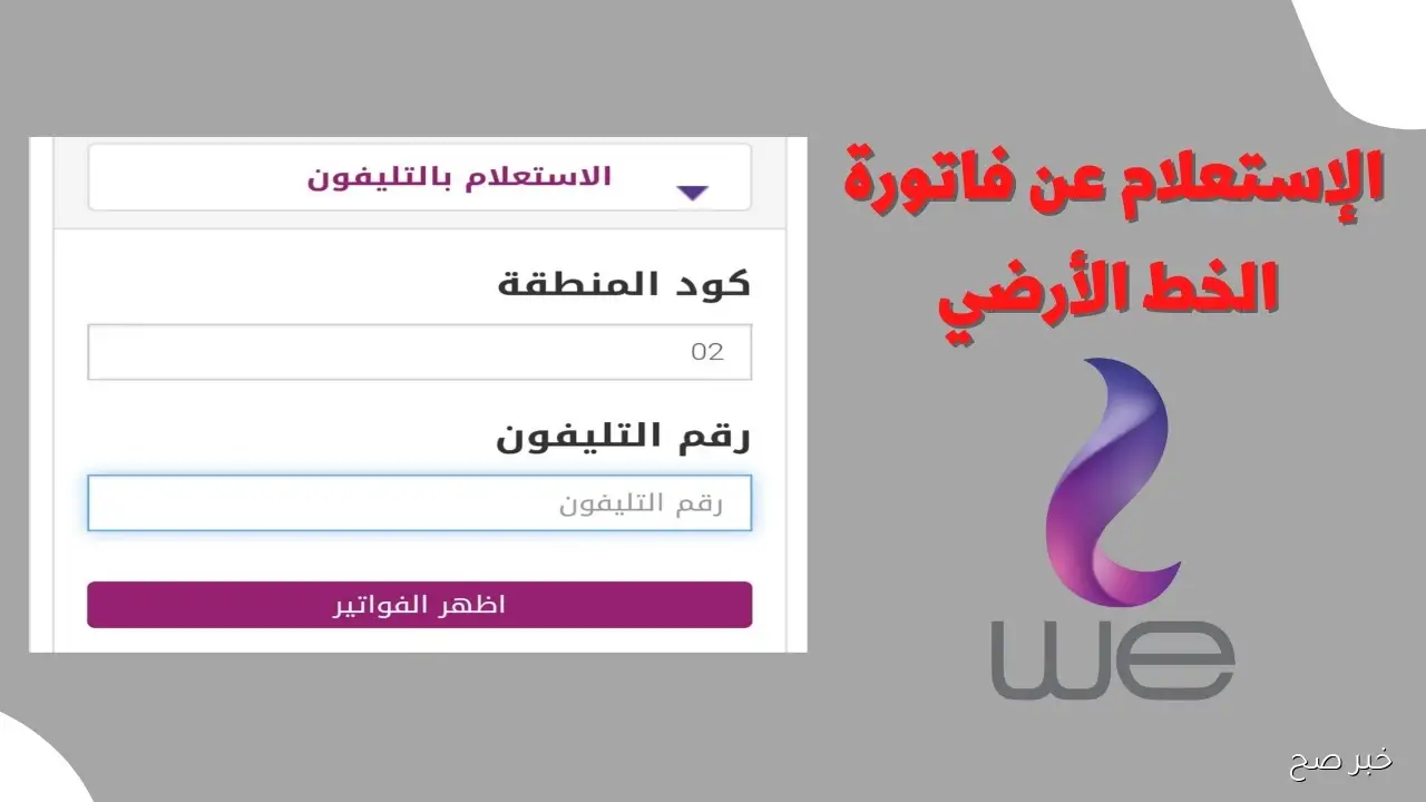 “مُتاح الآن”.. الاستعلام عن فاتورة التليفون الأرضي 2025 عبر موقع الشركة المصرية للإتصالات