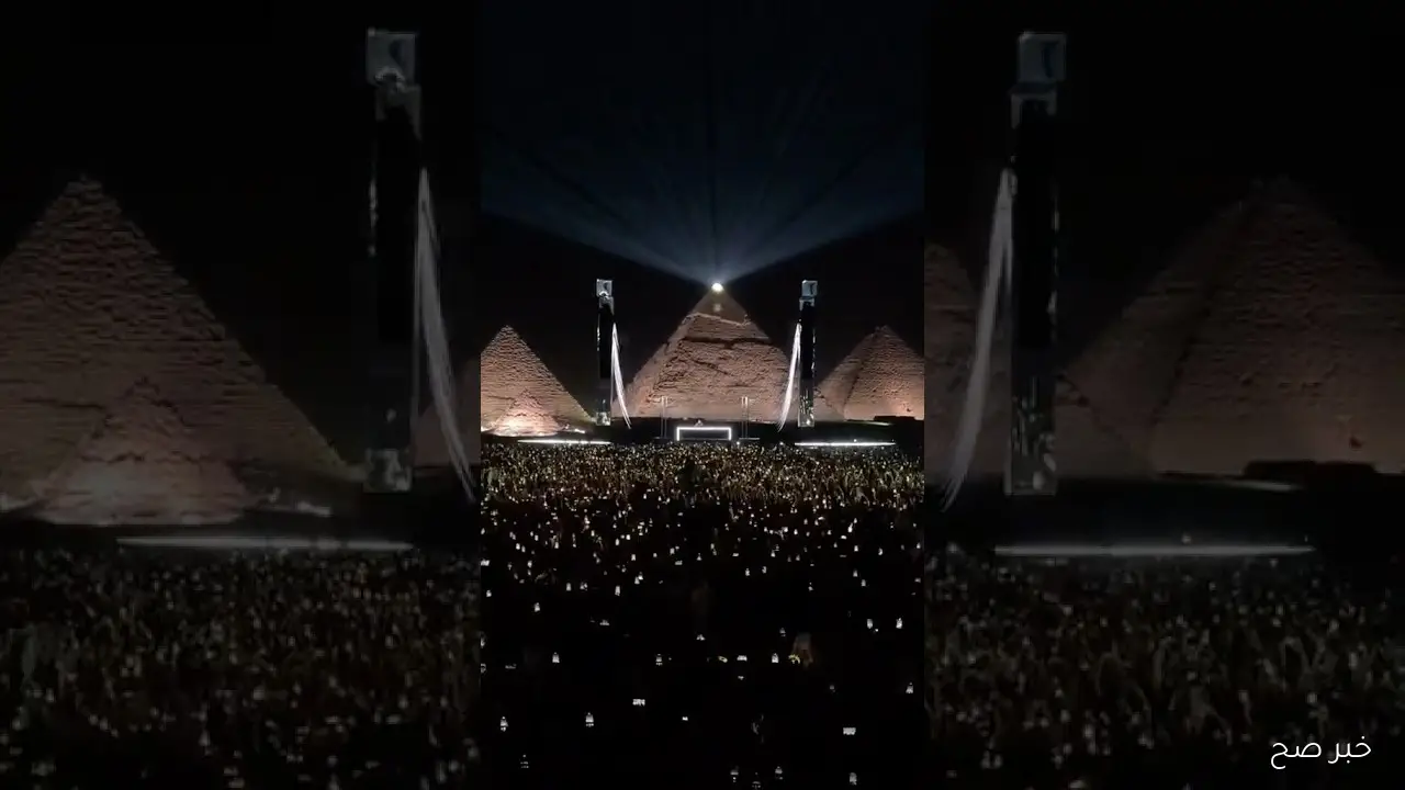 حفلة الاهرامات anyma.. عرض أسطوري أشعل الجدل وأبهر العالم!