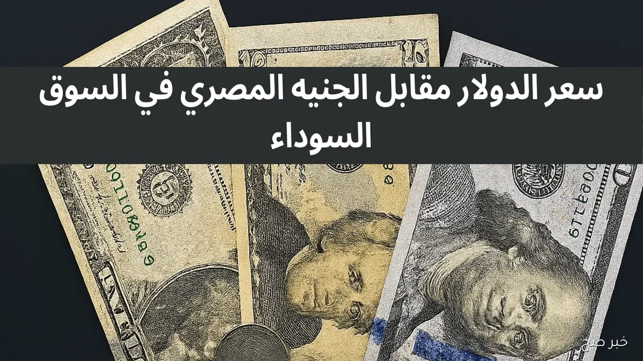 سعر الدولار مقابل الجنيه المصري في السوق السوداء اليوم الأربعاء 22-10-2025.. كم سعر 100 دولار اليوم؟