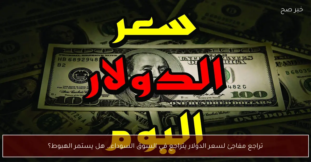 تراجع مفاجئ لسعر الدولار في السوق السوداء مقابل الجنية… هل يستمر الهبوط؟