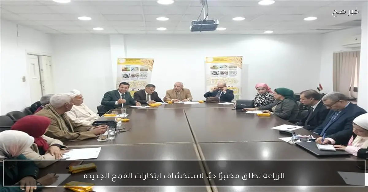 الزراعة تطلق مختبرًا حيًا لاستكشاف ابتكارات القمح الجديدة