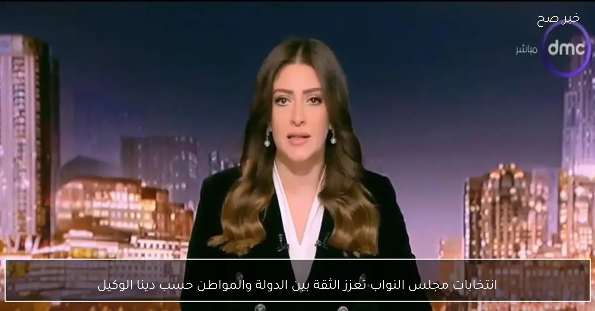 انتخابات مجلس النواب تعزز الثقة بين الدولة والمواطن حسب دينا الوكيل