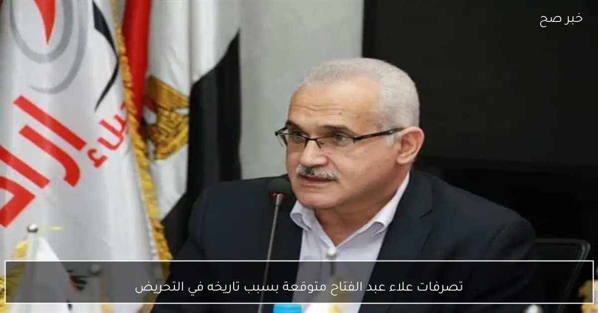 تصرفات علاء عبد الفتاح متوقعة بسبب تاريخه في التحريض