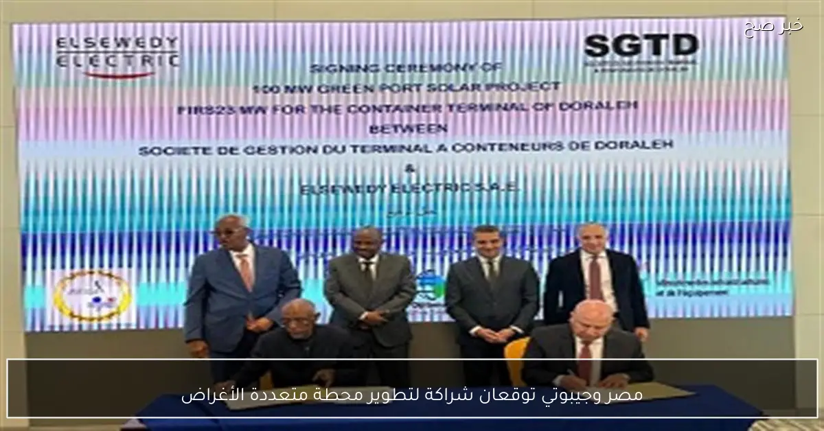 مصر وجيبوتي توقعان شراكة لتطوير محطة متعددة الأغراض