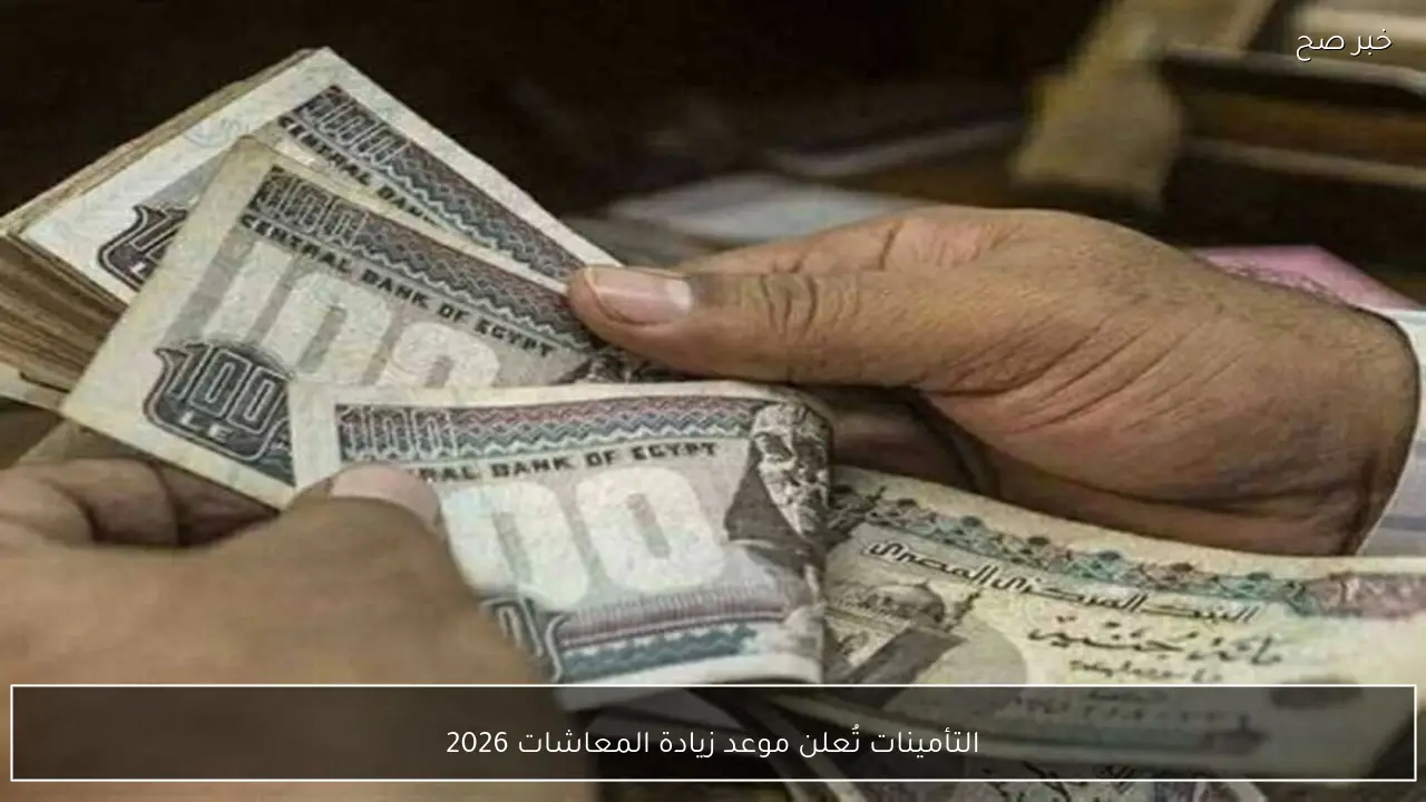 التأمينات تُعلن موعد زيادة المعاشات 2026 في مصر والفئات المستحقة والنسب المقررة