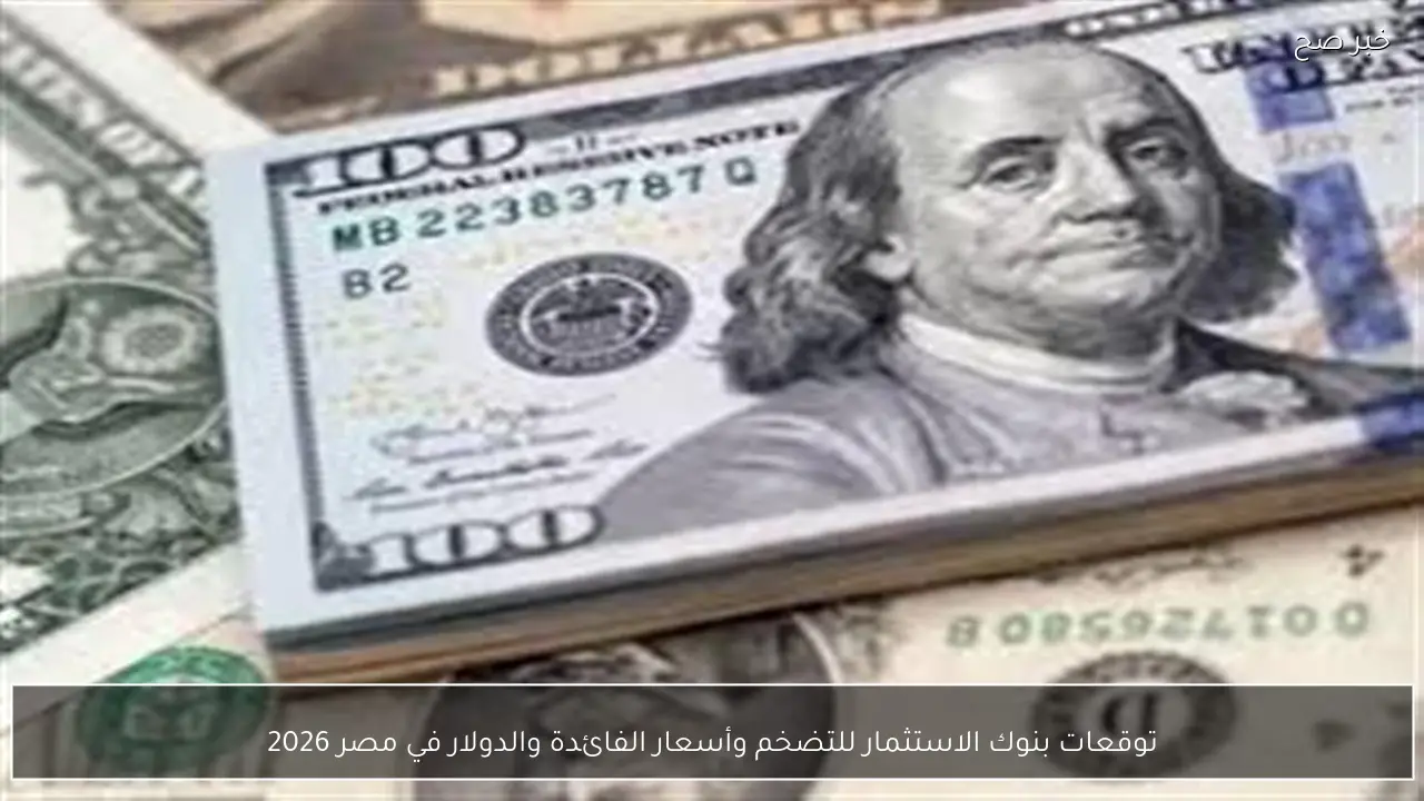 توقعات بنوك الاستثمار للتضخم وأسعار الفائدة والدولار في مصر 2026