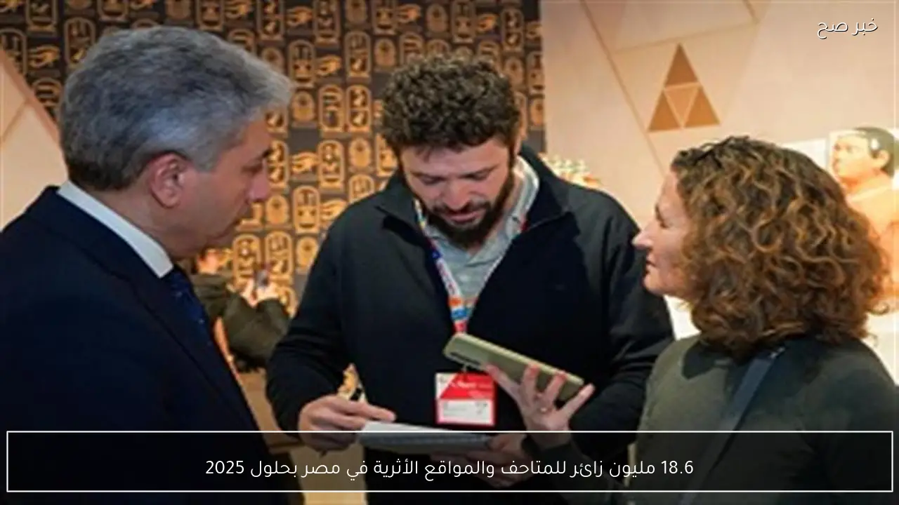 18.6 مليون زائر للمتاحف والمواقع الأثرية في مصر بحلول 2025