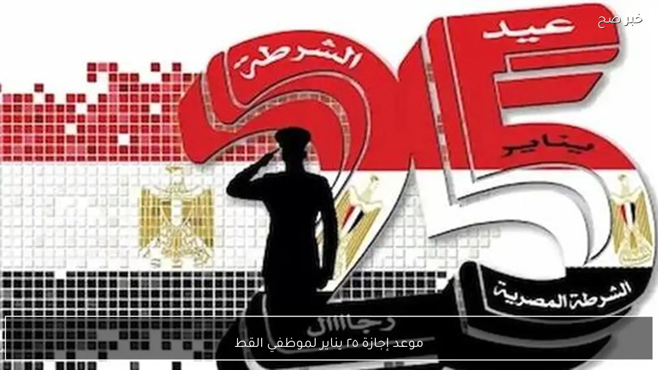 موعد إجازة ٢٥ يناير لموظفي القطاع العام والخاص.. هل سيتم ترحيلها؟