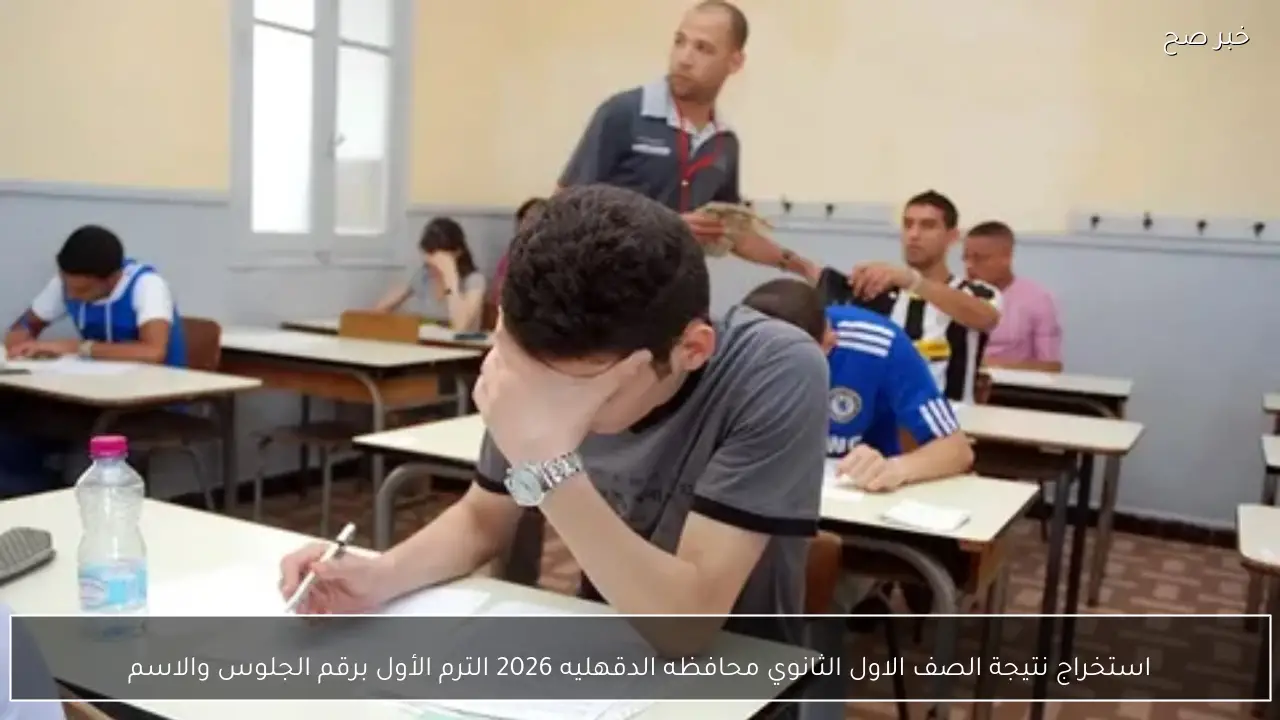 استخراج نتيجة الصف الاول الثانوي محافظه الدقهليه 2026 الترم الأول برقم الجلوس والاسم