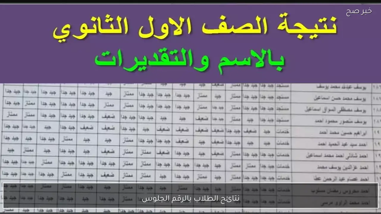 استخراج نتائج الطلاب بالرقم الجلوس 2026 جميع الصفوف عبر بوابة التعليم الأساسي