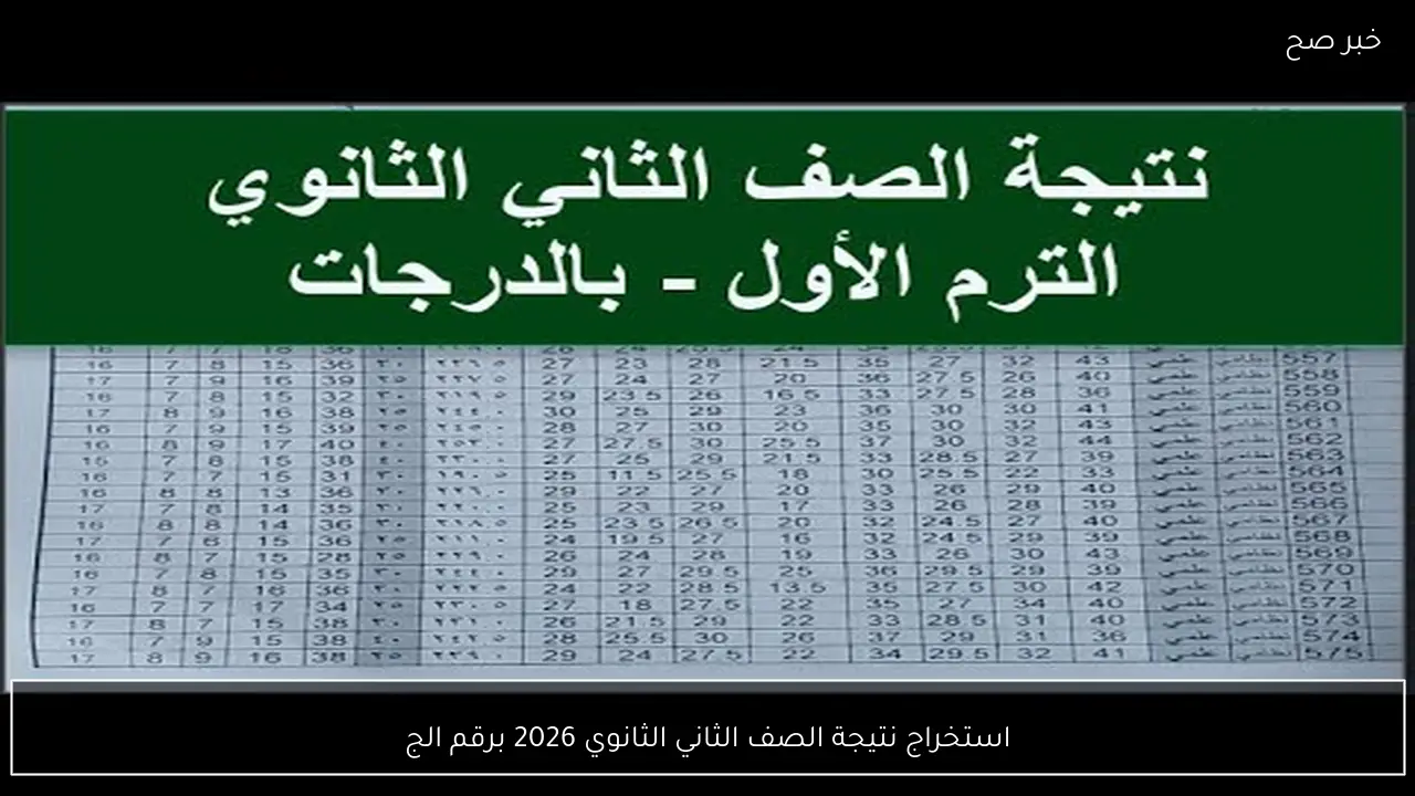 استخراج نتيجة الصف الثاني الثانوي 2026 برقم الجلوس عبر بوابة التعليم الاساسي
