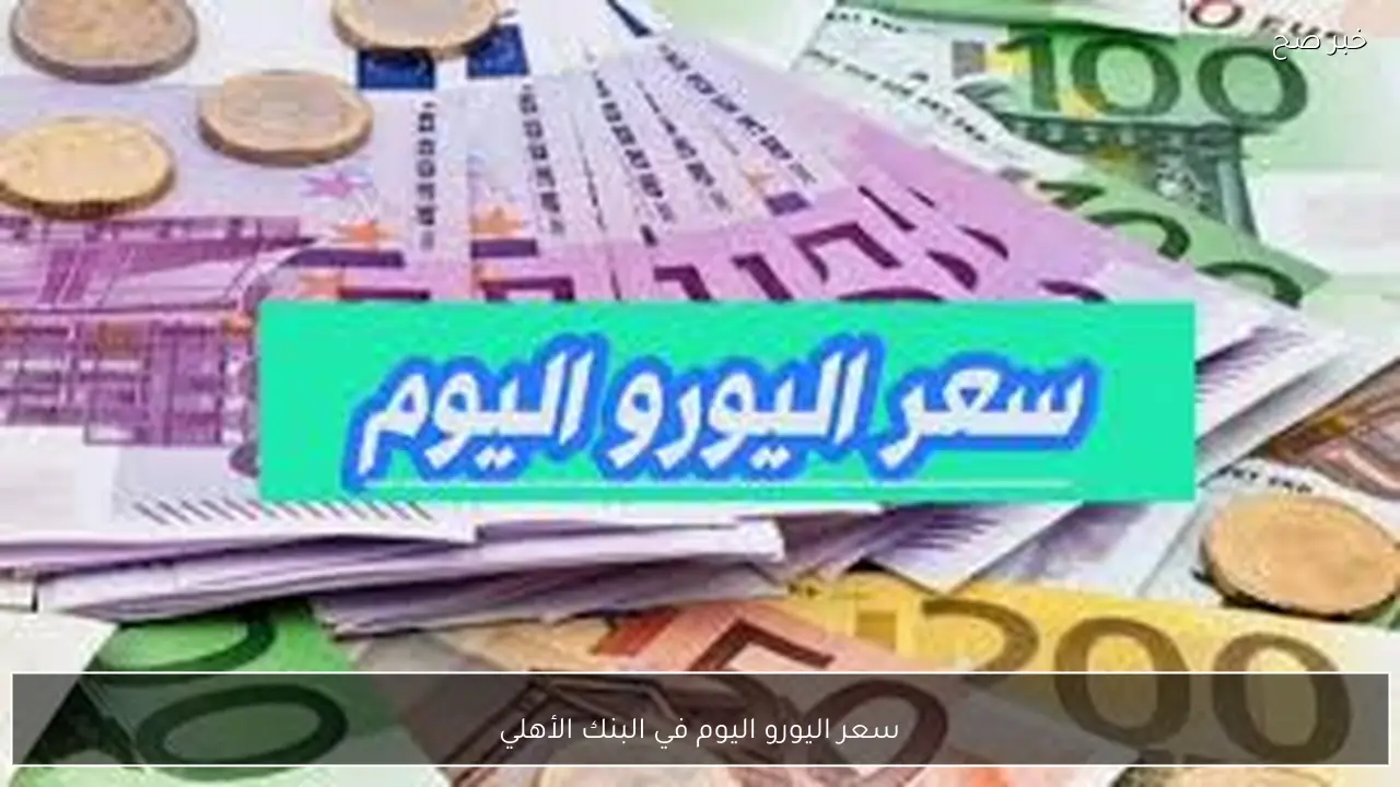 بيع وشراء.. سعر اليورو اليوم في البنك الأهلي الاربعاء 28 يناير 2026 مقابل الجنيه بآخر تحديث