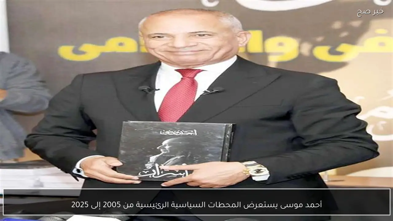 أحمد موسى يستعرض المحطات السياسية الرئيسية من 2005 إلى 2025