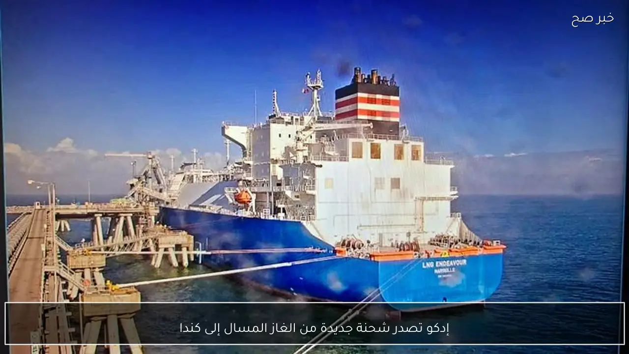 إدكو تصدر شحنة جديدة من الغاز المسال إلى كندا