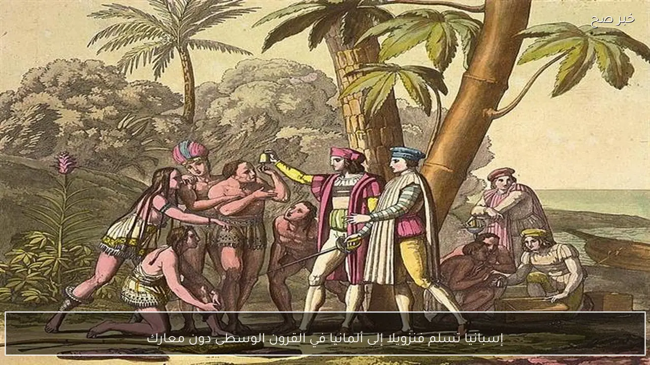 إسبانيا تسلم فنزويلا إلى ألمانيا في القرون الوسطى دون معارك