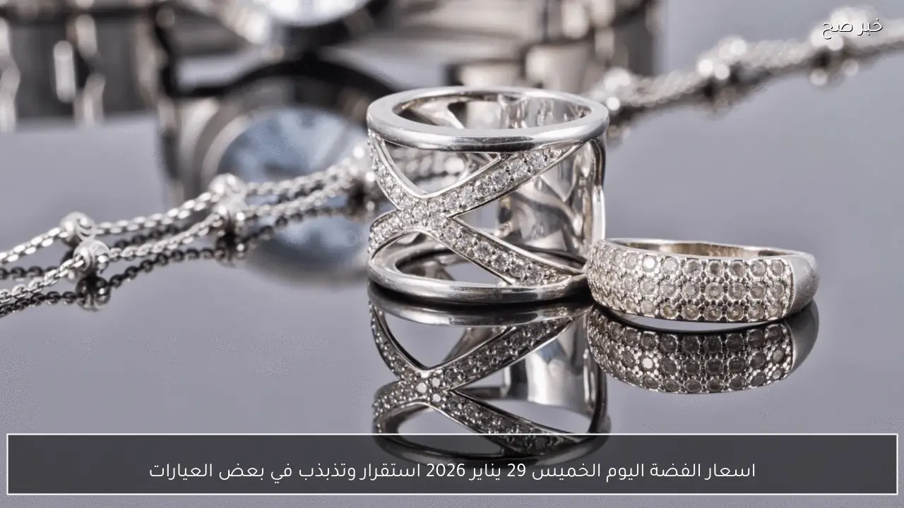 اسعار الفضة اليوم الخميس 29 يناير 2026 استقرار وتذبذب في بعض العيارات