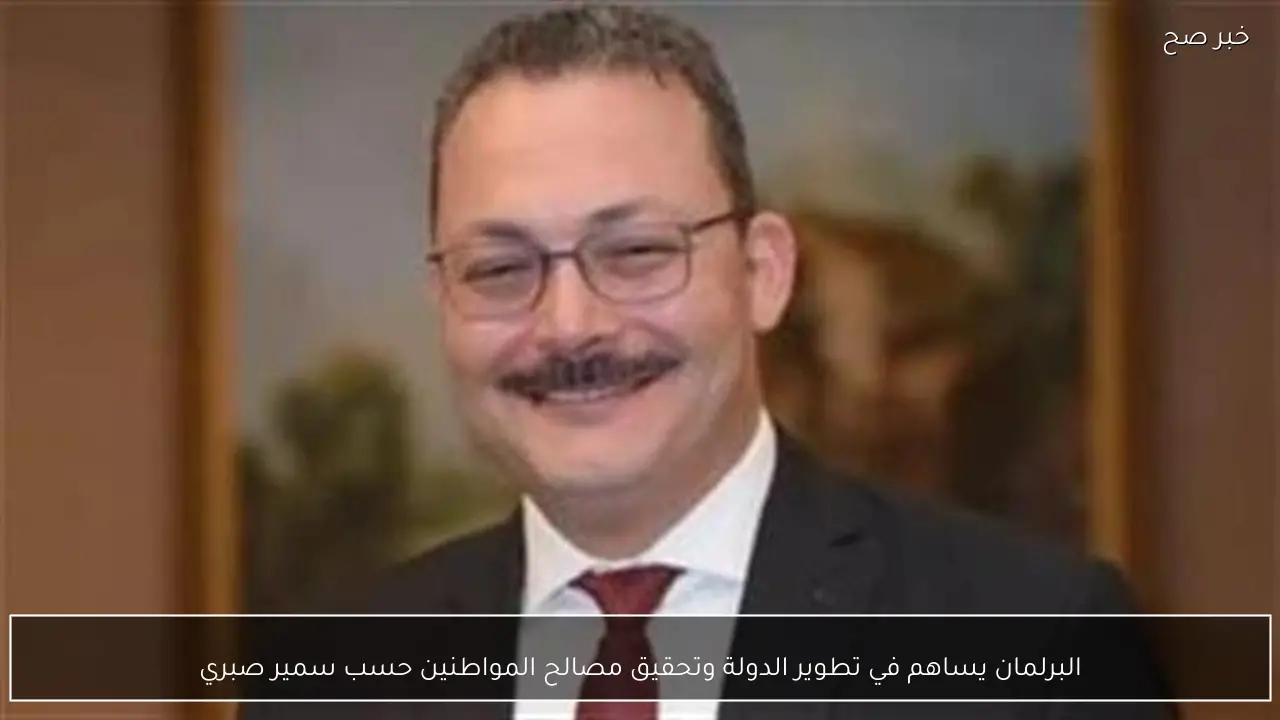 البرلمان يساهم في تطوير الدولة وتحقيق مصالح المواطنين حسب سمير صبري