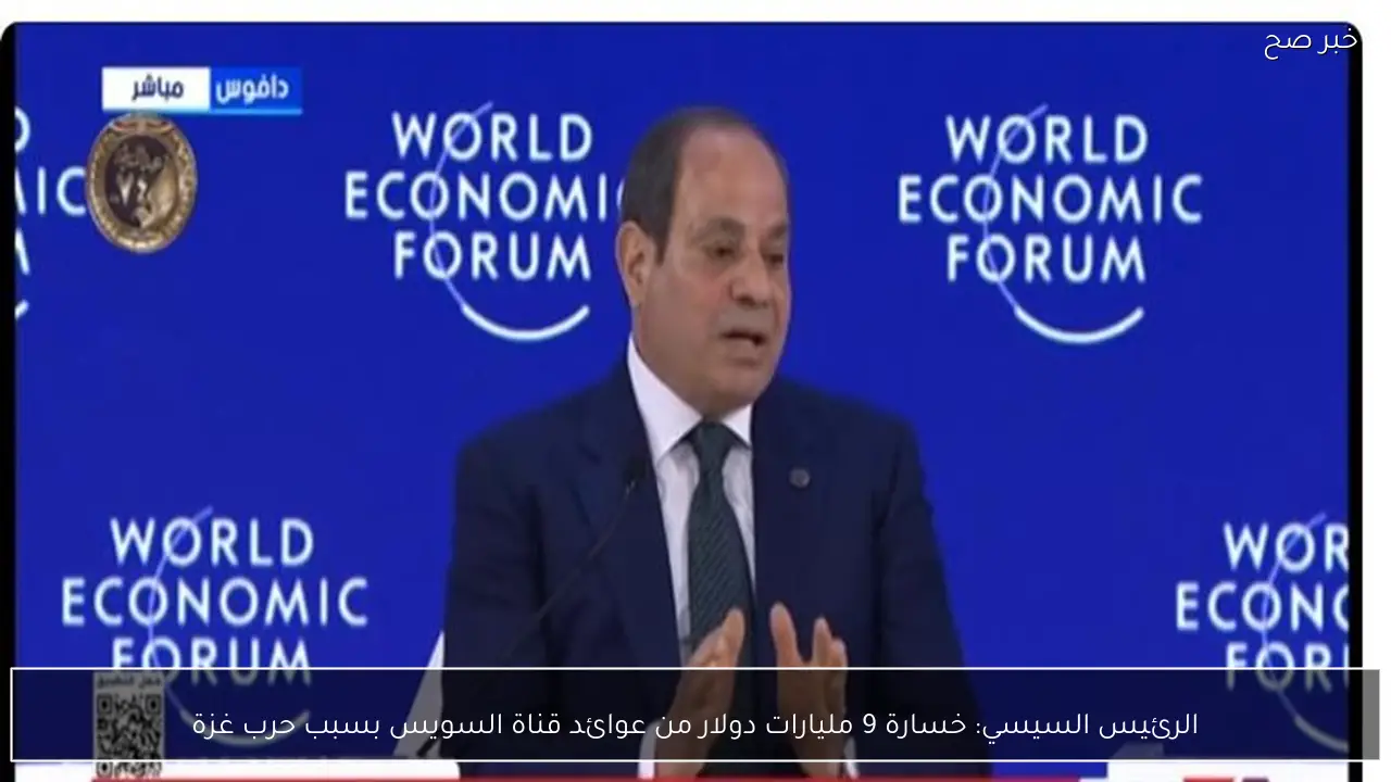 الرئيس السيسي: خسارة 9 مليارات دولار من عوائد قناة السويس بسبب حرب غزة