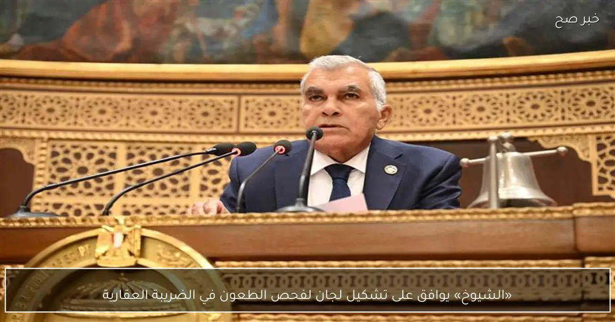 «الشيوخ» يوافق على تشكيل لجان لفحص الطعون في الضريبة العقارية