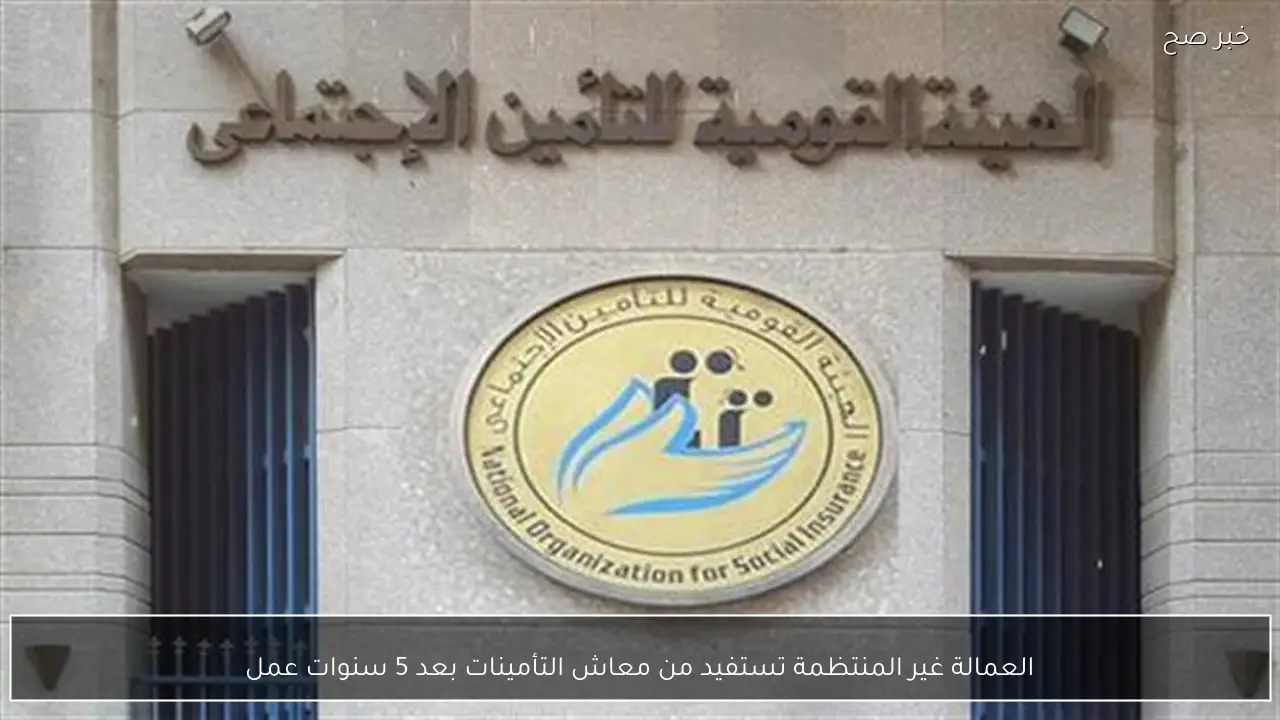 العمالة غير المنتظمة تستفيد من معاش التأمينات بعد 5 سنوات عمل