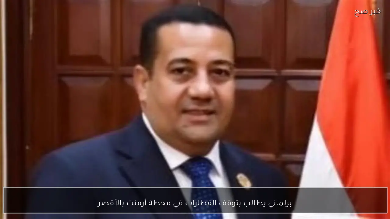 برلماني يطالب بتوقف القطارات في محطة أرمنت بالأقصر