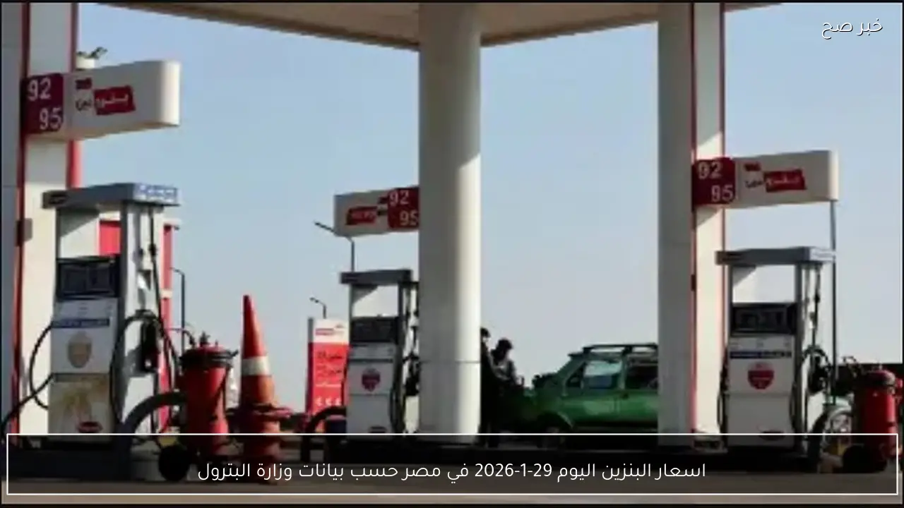 ارتفعت!! اسعار البنزين اليوم 29-1-2026 في مصر حسب بيانات وزارة البترول
