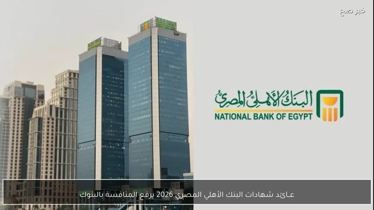 عــائد شهادات البنك الأهلي المصري 2026 يرفع المنافسة بالبنوك