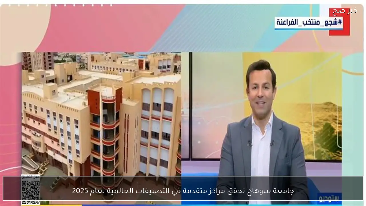 جامعة سوهاج تحقق مراكز متقدمة في التصنيفات العالمية لعام 2025