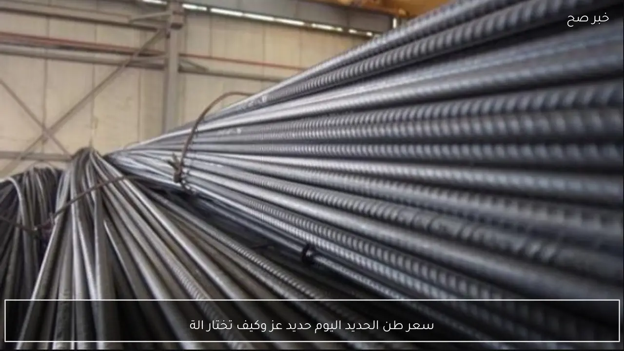 سعر طن الحديد اليوم حديد عز وكيف تختار الوقت المناسب للشراء؟