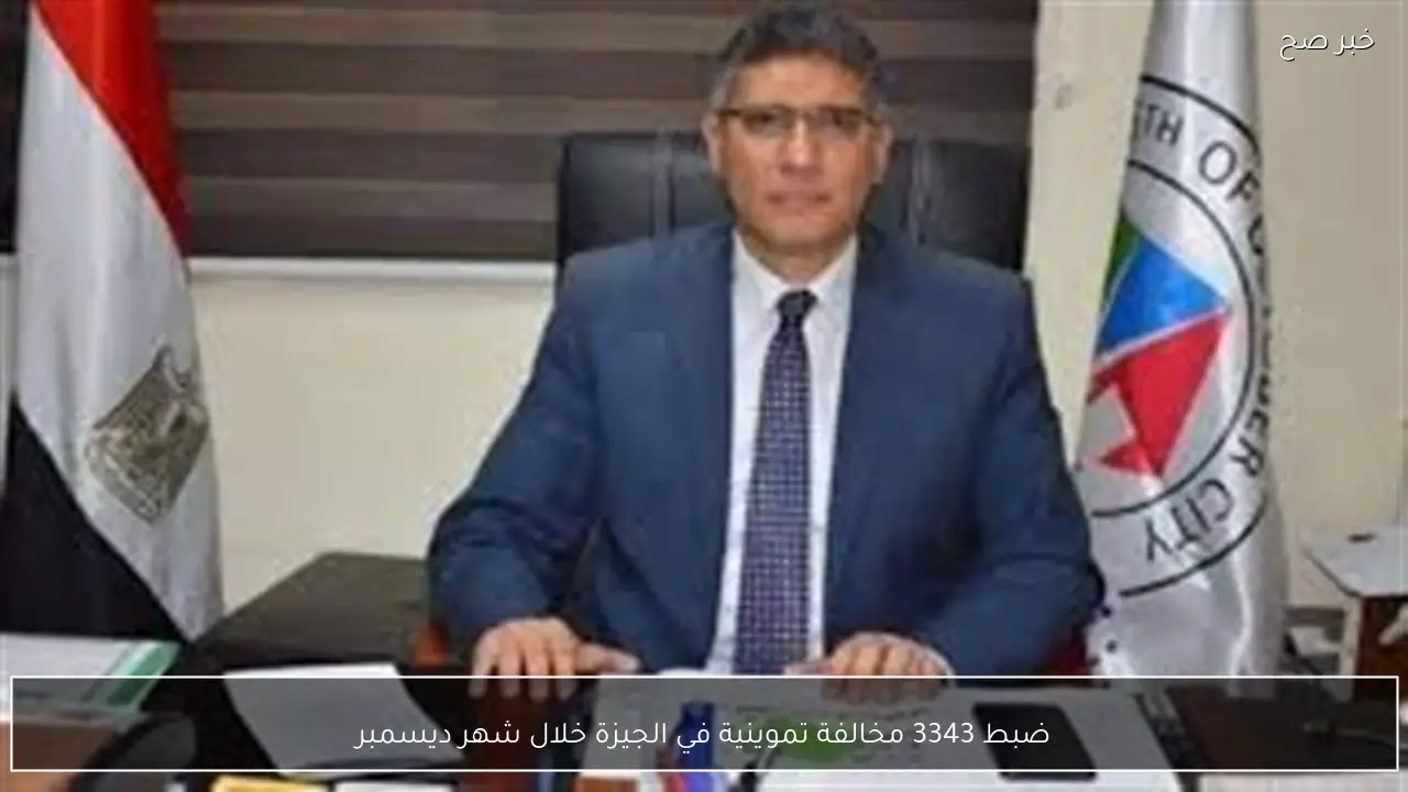 ضبط 3343 مخالفة تموينية في الجيزة خلال شهر ديسمبر