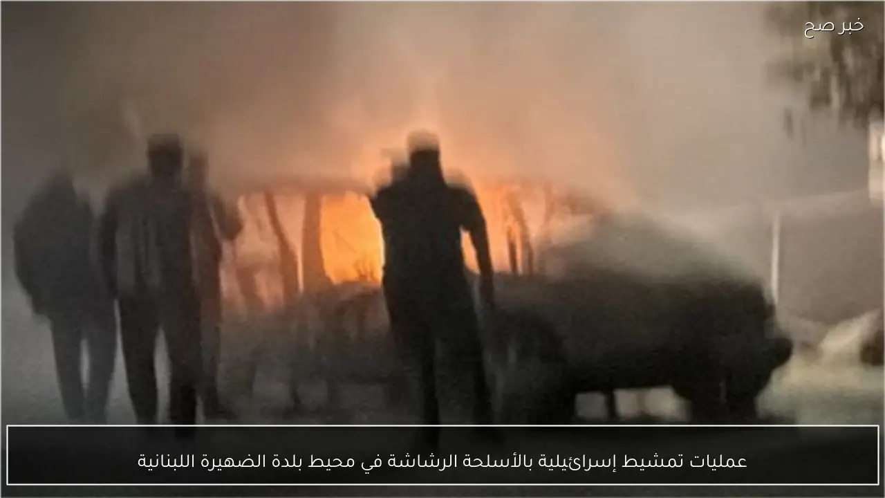 عمليات تمشيط إسرائيلية بالأسلحة الرشاشة في محيط بلدة الضهيرة اللبنانية