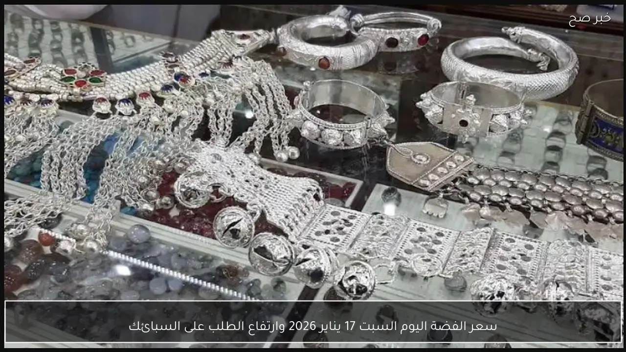 سعر الفضة اليوم السبت 17 يناير 2026 وارتفاع الطلب على السبائك