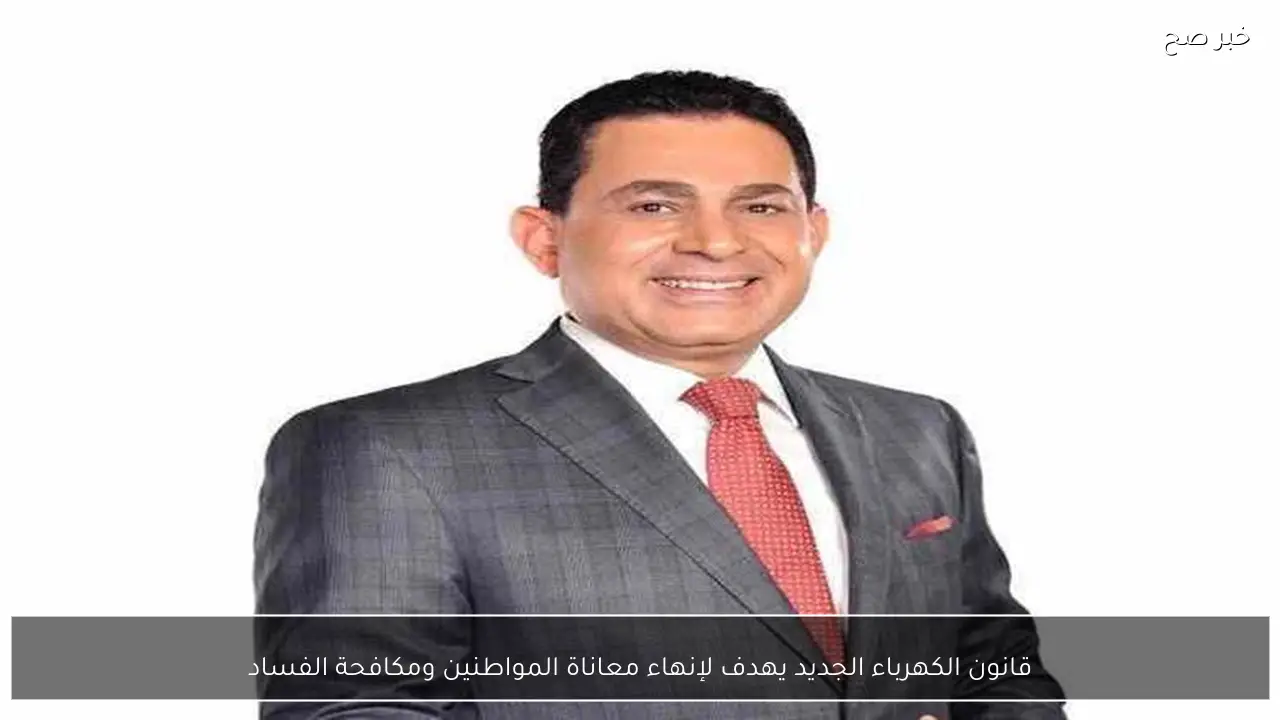 قانون الكهرباء الجديد يهدف لإنهاء معاناة المواطنين ومكافحة الفساد