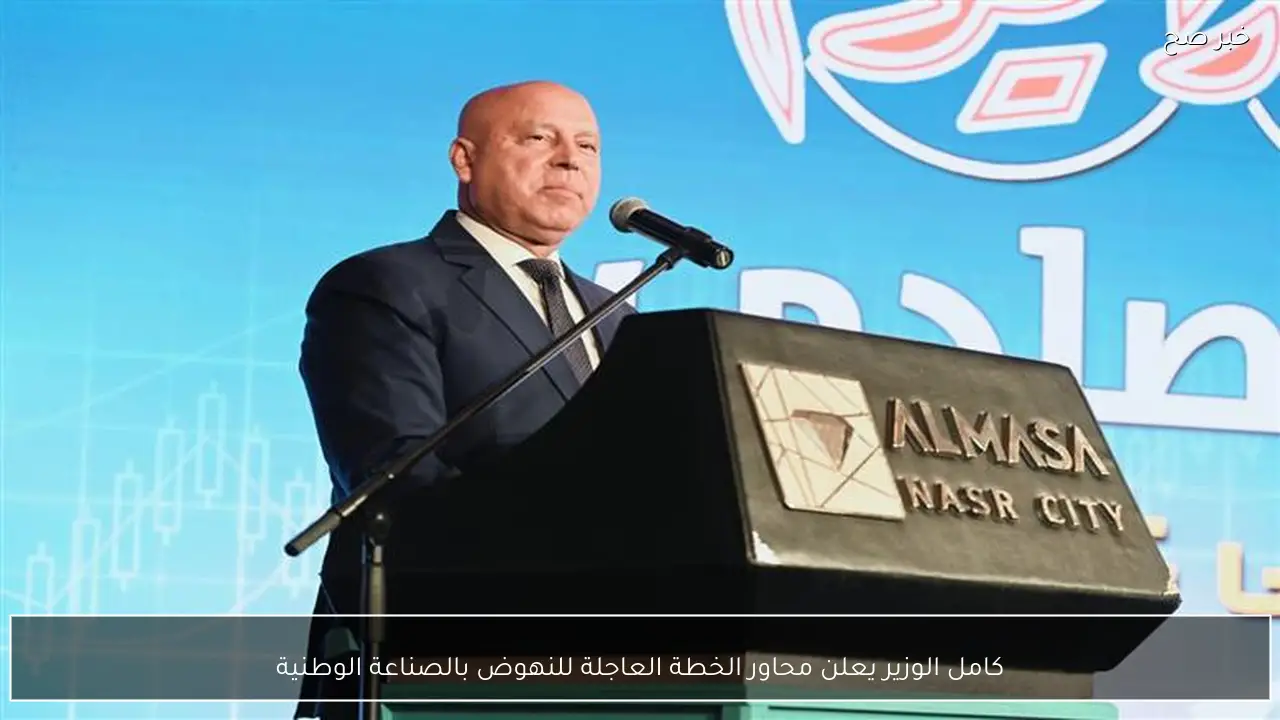 كامل الوزير يعلن محاور الخطة العاجلة للنهوض بالصناعة الوطنية