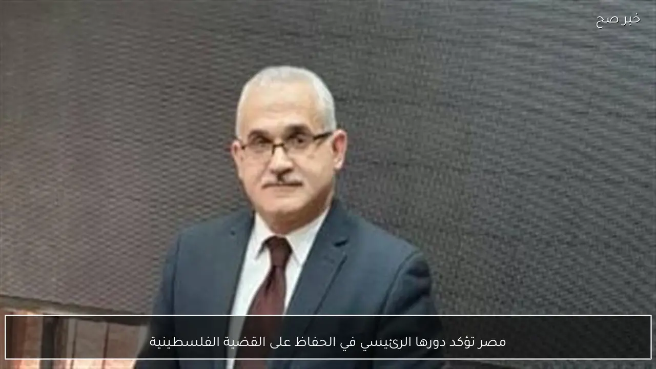 مصر تؤكد دورها الرئيسي في الحفاظ على القضية الفلسطينية