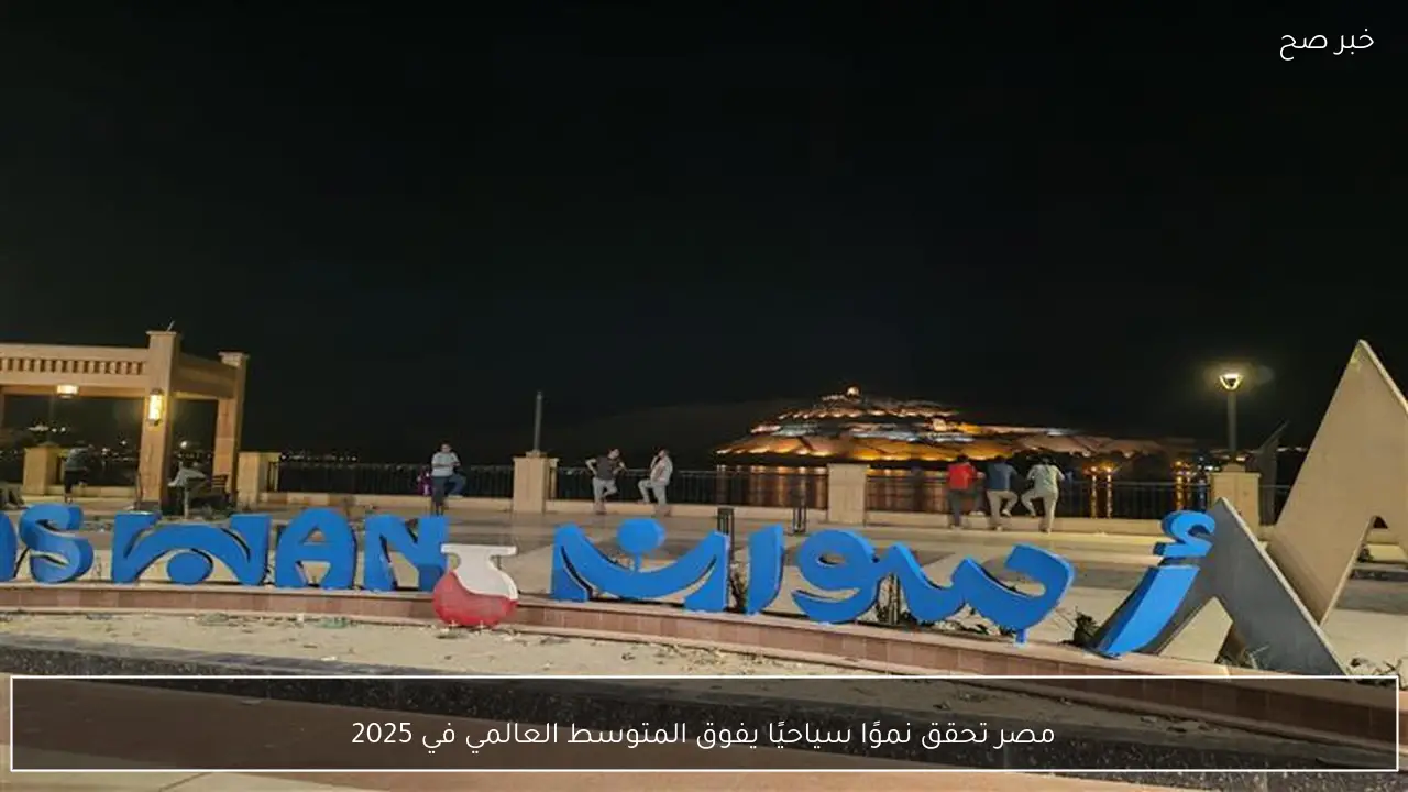 مصر تحقق نموًا سياحيًا يفوق المتوسط العالمي في 2025