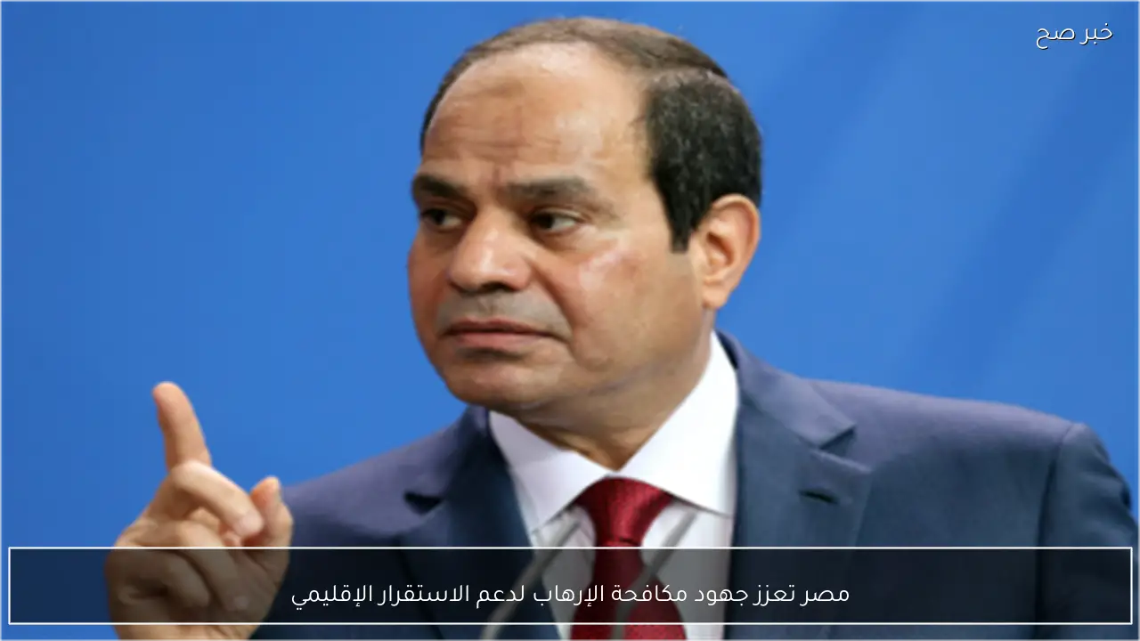 مصر تعزز جهود مكافحة الإرهاب لدعم الاستقرار الإقليمي