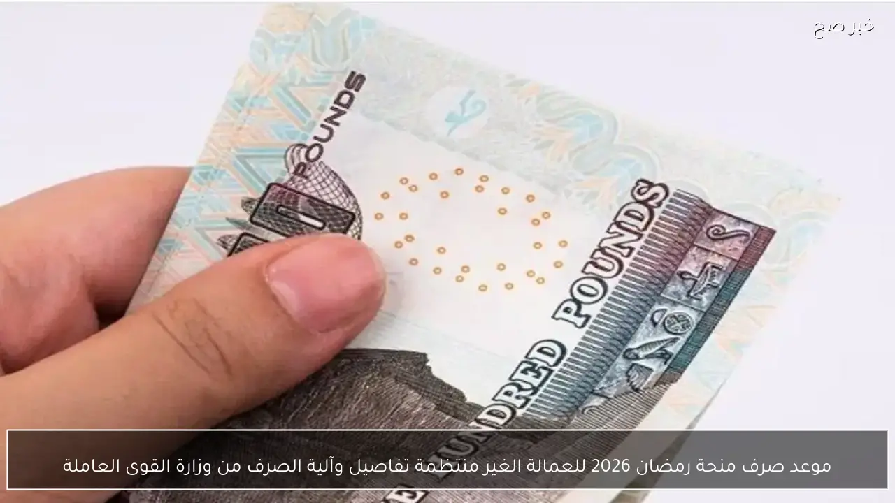 موعد صرف منحة رمضان 2026 للعمالة الغير منتظمة تفاصيل وآلية الصرف من وزارة القوى العاملة