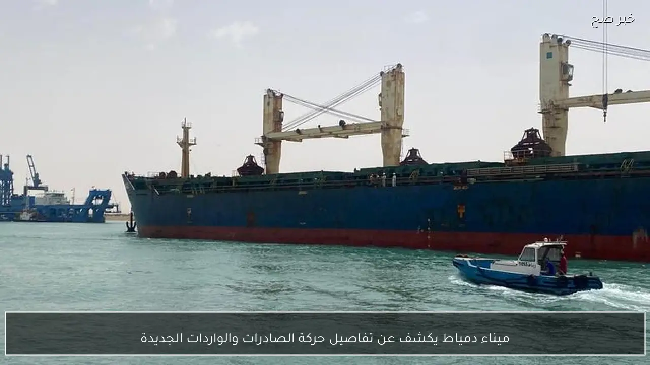 ميناء دمياط يكشف عن تفاصيل حركة الصادرات والواردات الجديدة
