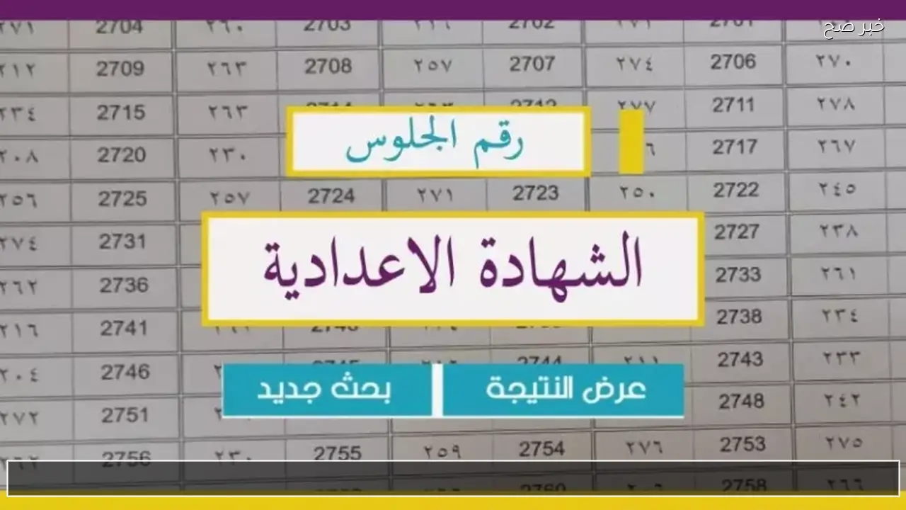 موقع بوابة التعليم الاساسي نتيجه الشهاده الاعداديه 2026 برقم الجلوس ترم اول