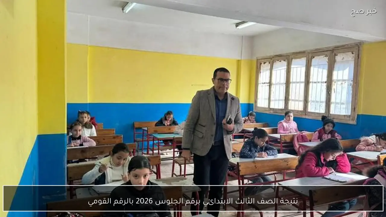 نتيجة الصف الثالث الابتدائي برقم الجلوس 2026 بالرقم القومي eduserv.cairo.gov.eg