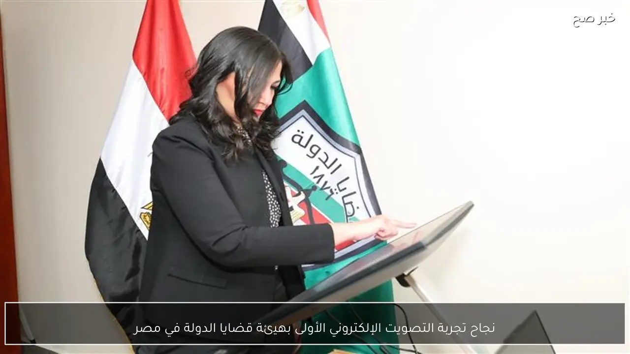 نجاح تجربة التصويت الإلكتروني الأولى بهيئة قضايا الدولة في مصر