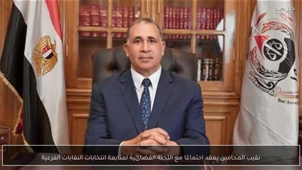 نقيب المحامين يعقد اجتماعًا مع اللجنة القضائية لمتابعة انتخابات النقابات الفرعية