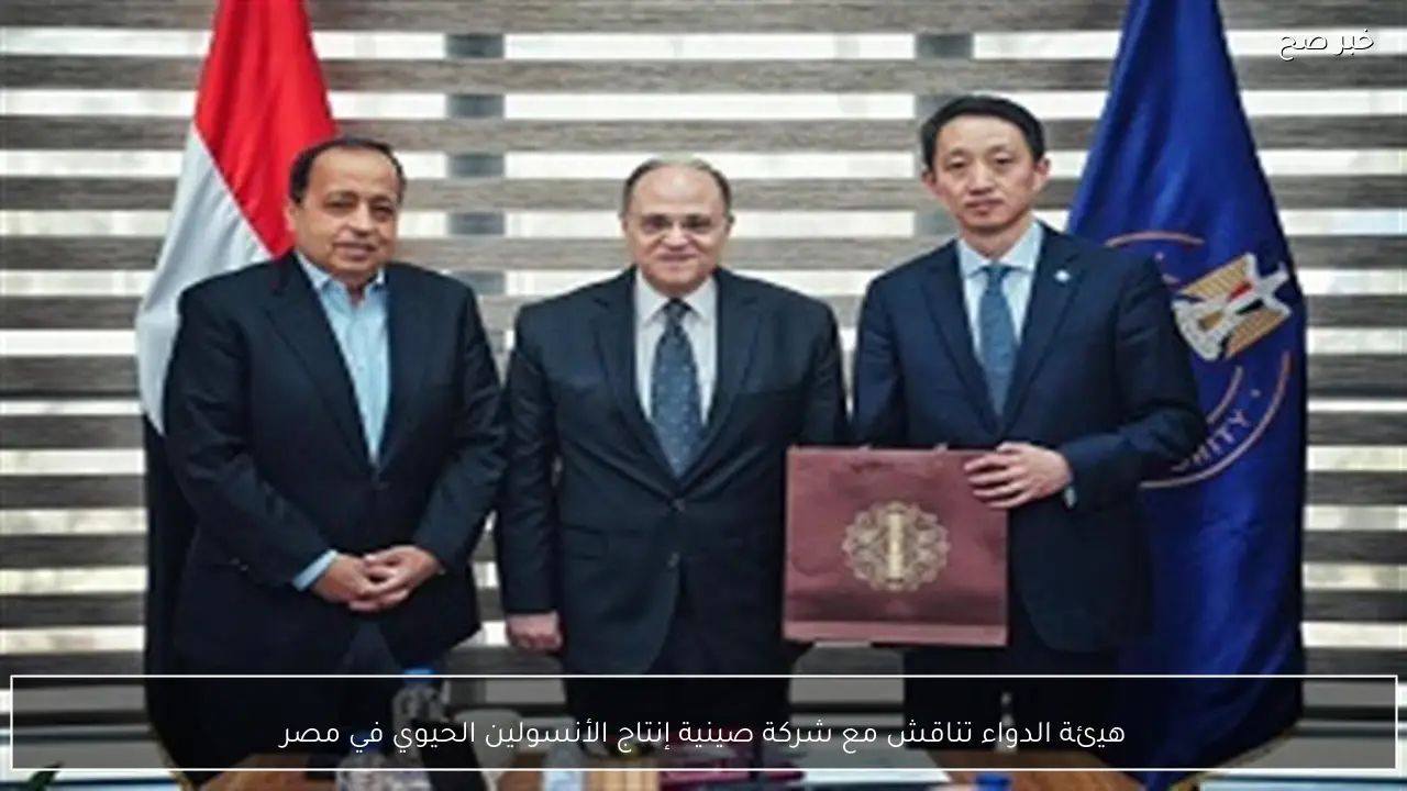 هيئة الدواء تناقش مع شركة صينية إنتاج الأنسولين الحيوي في مصر