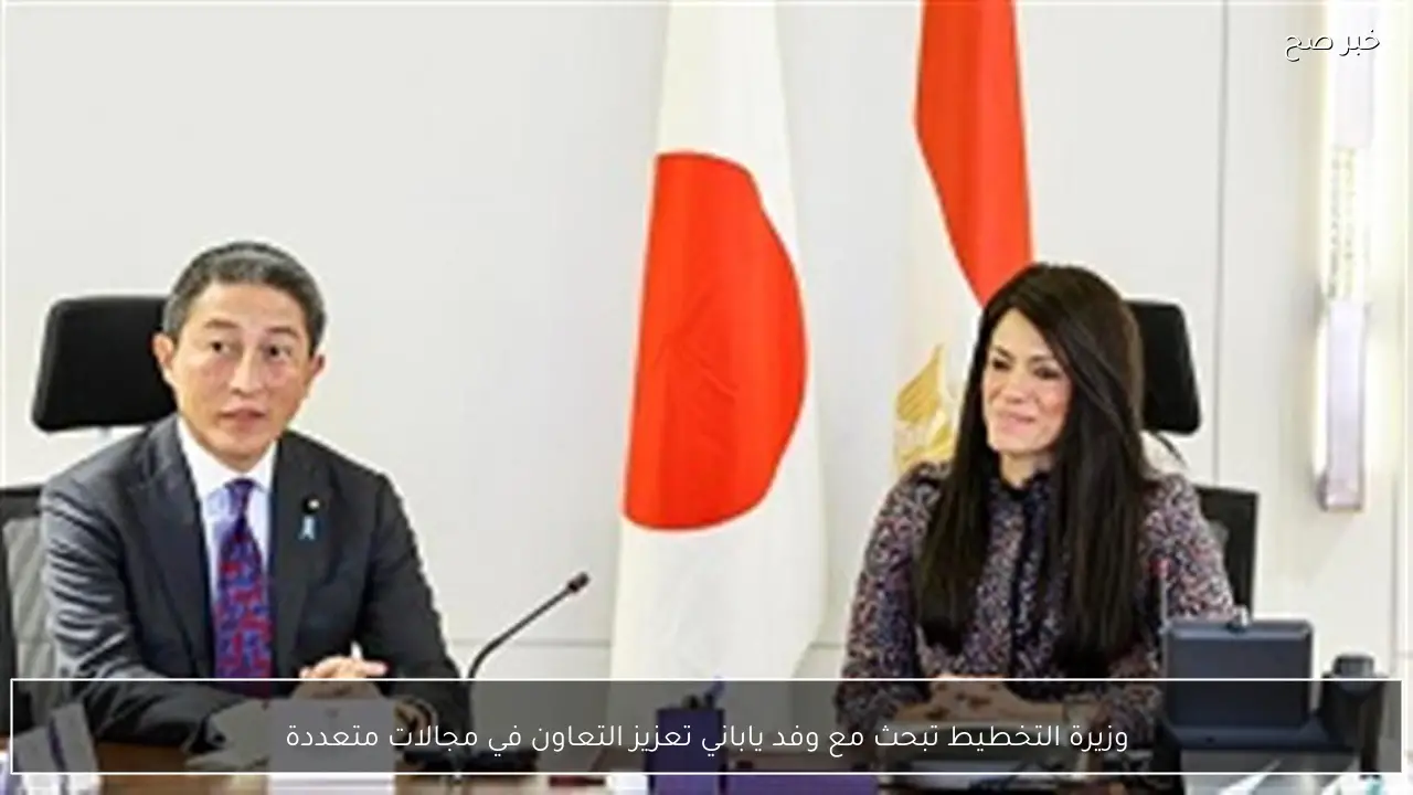 وزيرة التخطيط تبحث مع وفد ياباني تعزيز التعاون في مجالات متعددة