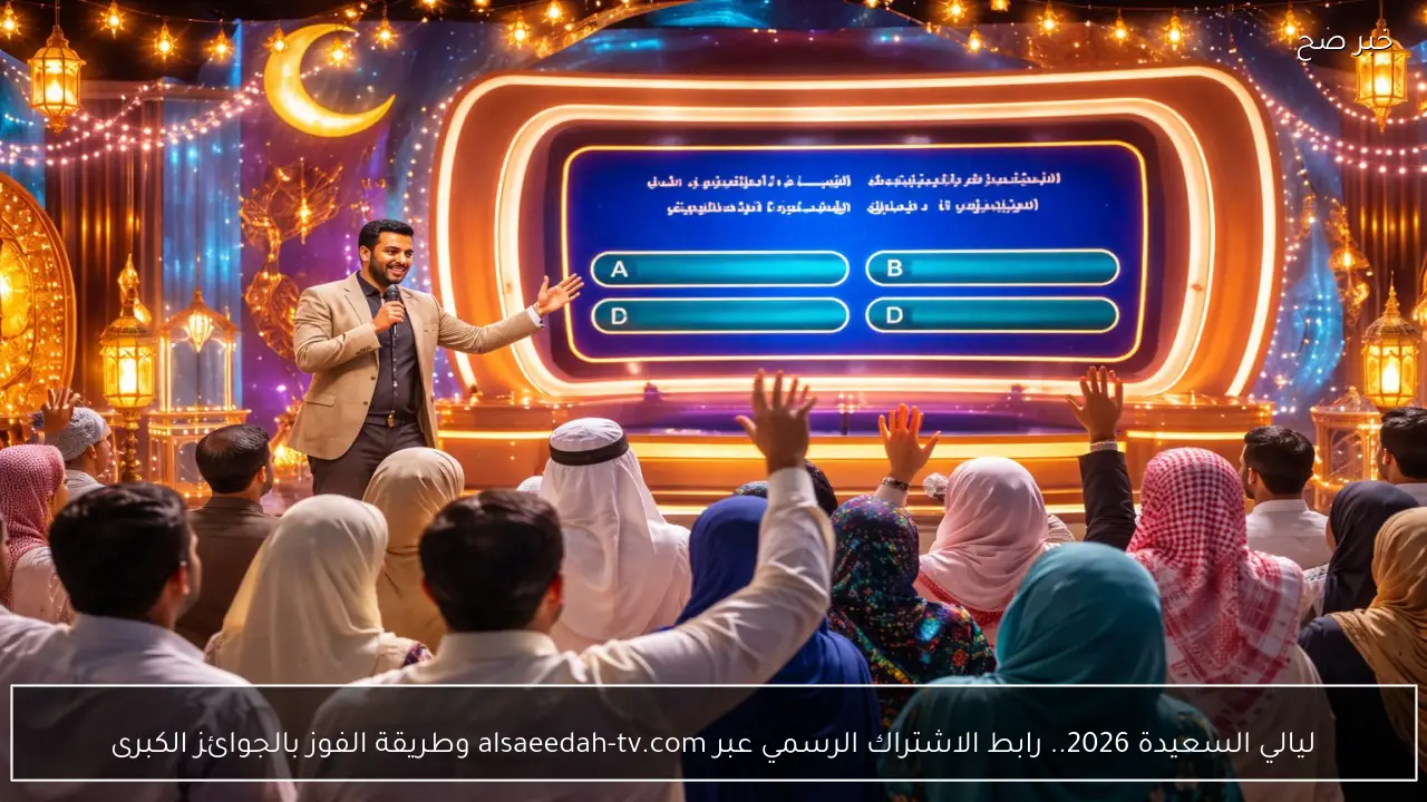 ليالي السعيدة 2026.. رابط الاشتراك الرسمي عبر alsaeedah-tv.com وطريقة الفوز بالجوائز الكبرى